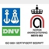 DNV-sertifisert bedrift ihht. ISO 9001:2015