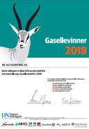 Gaselle-bedrift i 2016, 2017, 2018, 2019 og 2020