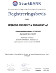 StartBANK registreringsbevis